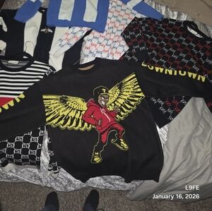 Black and Yellow Men's Cardigan Sweater